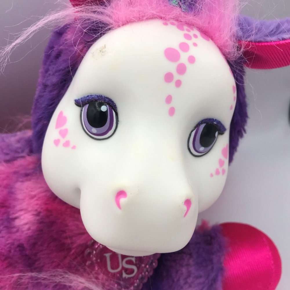 Unicorn Surprise Livia Tie Dye Pink Purple Unicorn w/ 2 baby unicorns - Picture 2 of 14